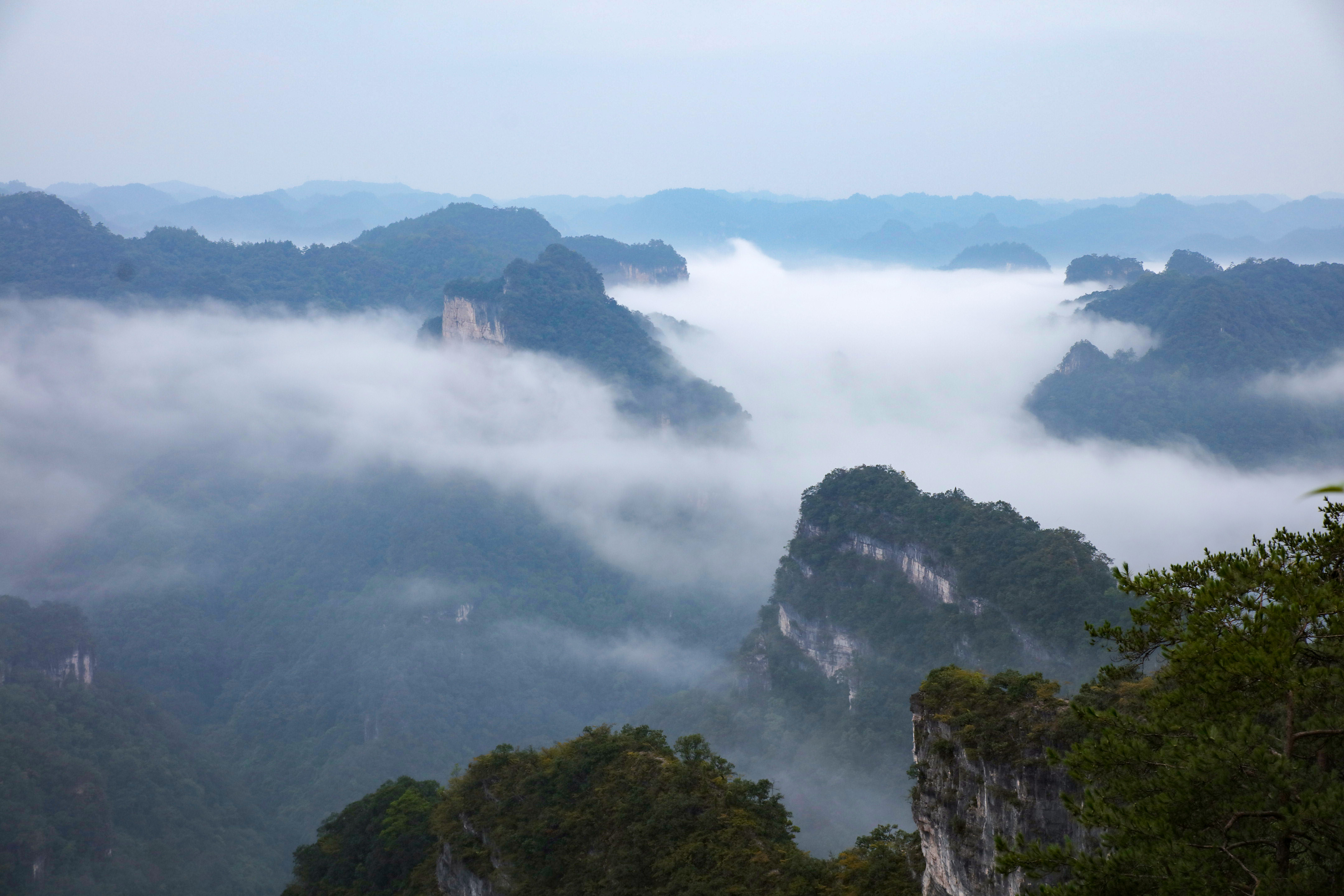 黔东南施秉：水墨云山 风景如画