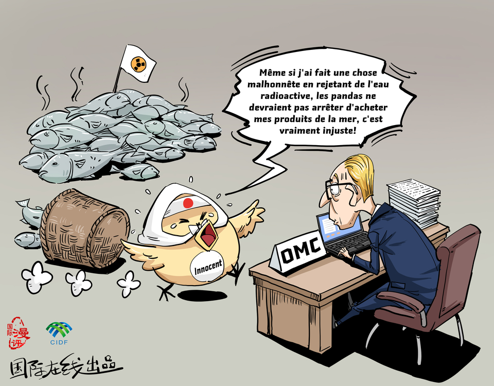 【Actualité en caricatures】Le coq méchant se plaint en premier_fororder_法语