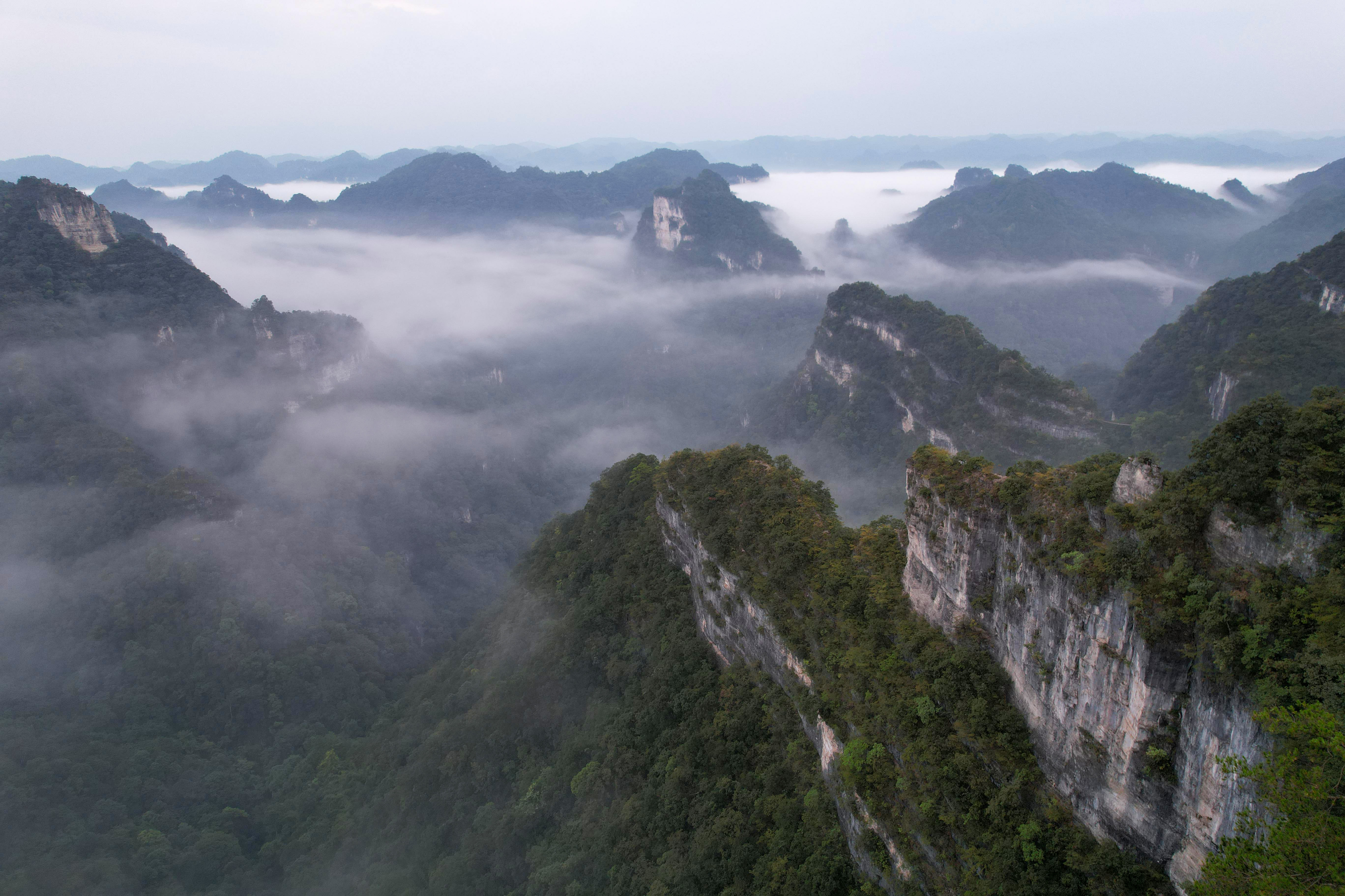 黔东南施秉：水墨云山 风景如画