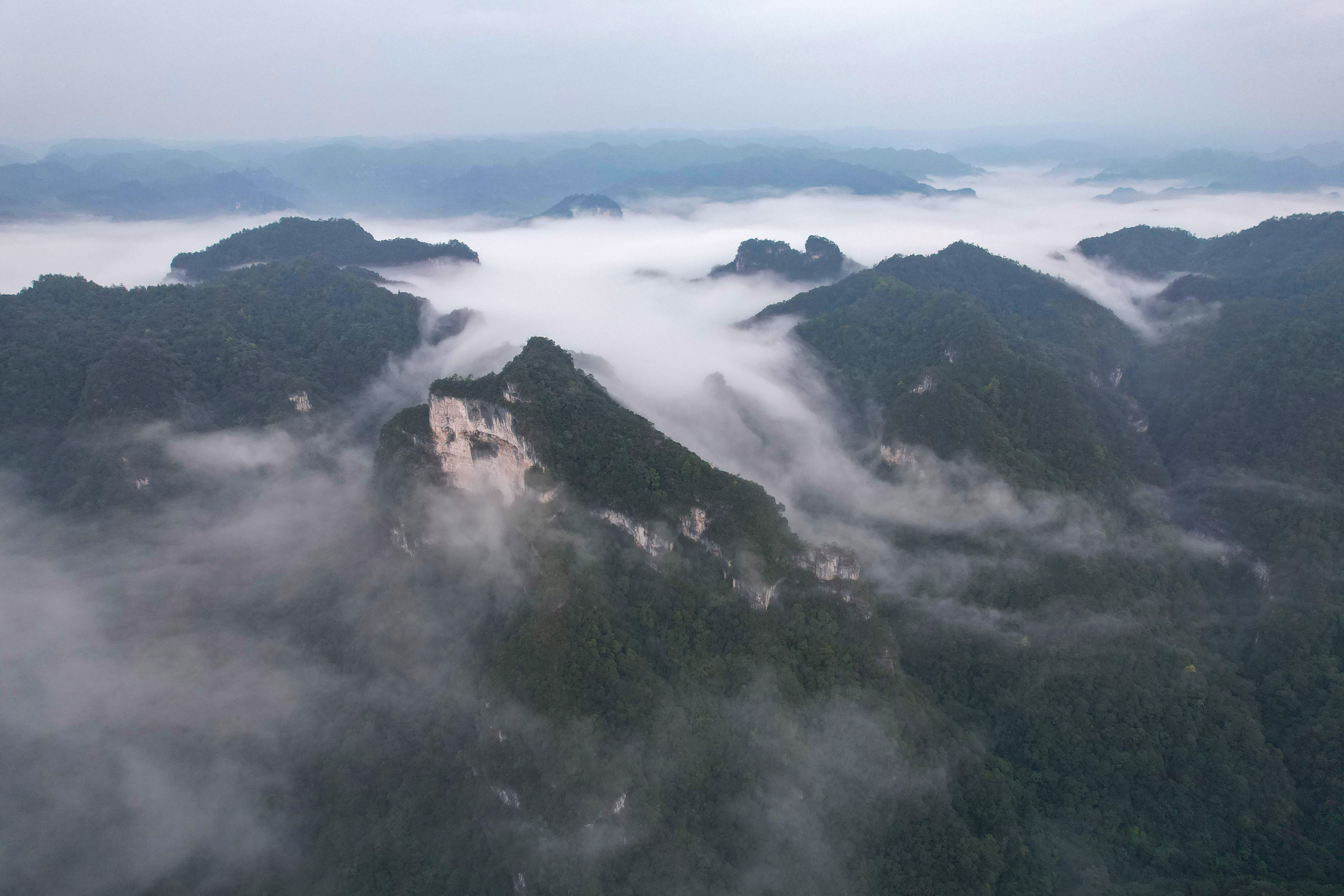 黔东南施秉：水墨云山 风景如画