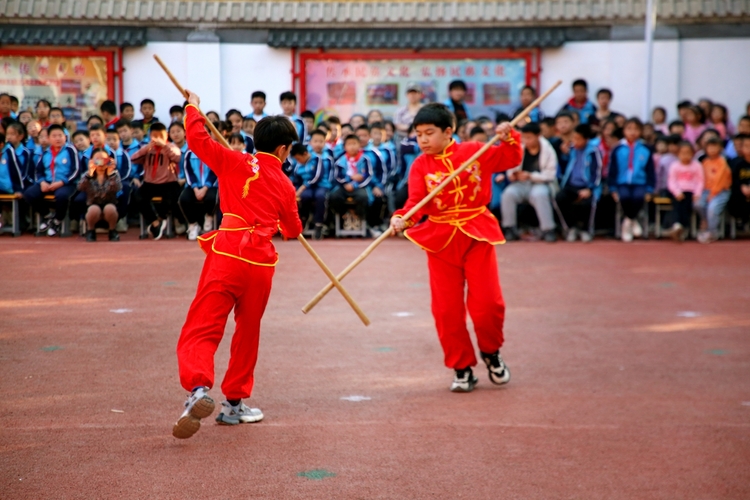 保定市满城区：传承非遗文化 崇尚武术精神_fororder_武术对打展示 摄影 刘忠军