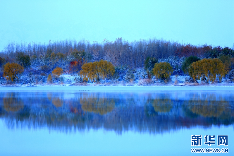 【大美甘肃】甘肃张掖：雪后芦水湾_fororder_1