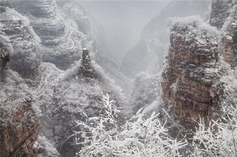 安阳林州：初雪落太行_fororder_图片4