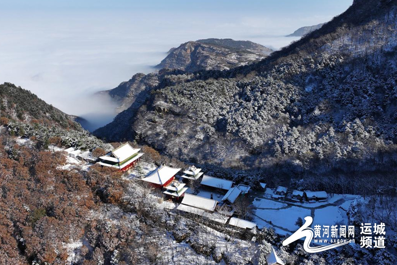 运城：雪后五老峰景区美如画