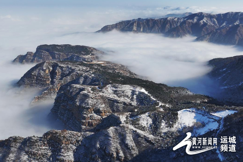 运城：雪后五老峰景区美如画