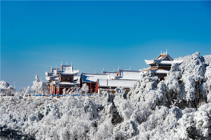 三门峡渑池：雪国天境美如画_fororder_古寺雪韵 摄影 杨波