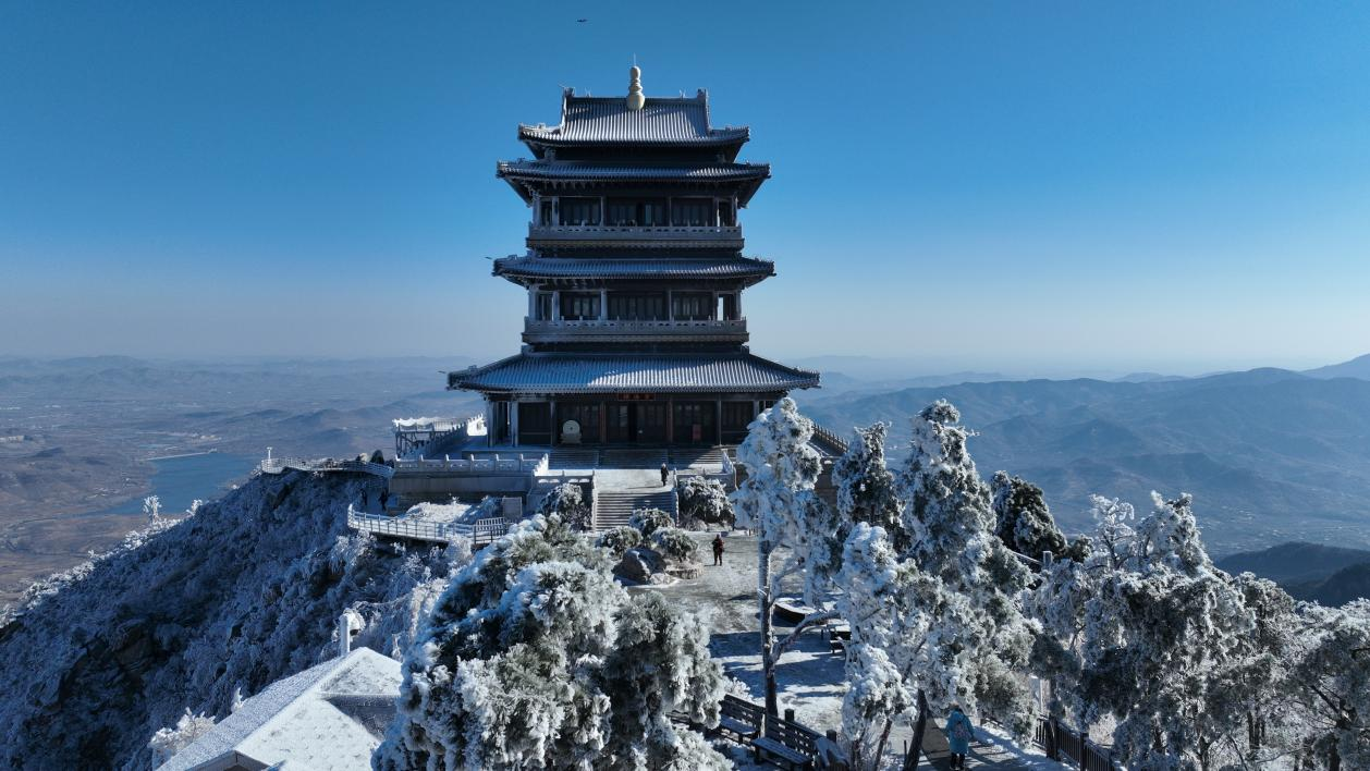 【原创】雪后初晴的临沂天蒙山银装素裹_fororder_图片1