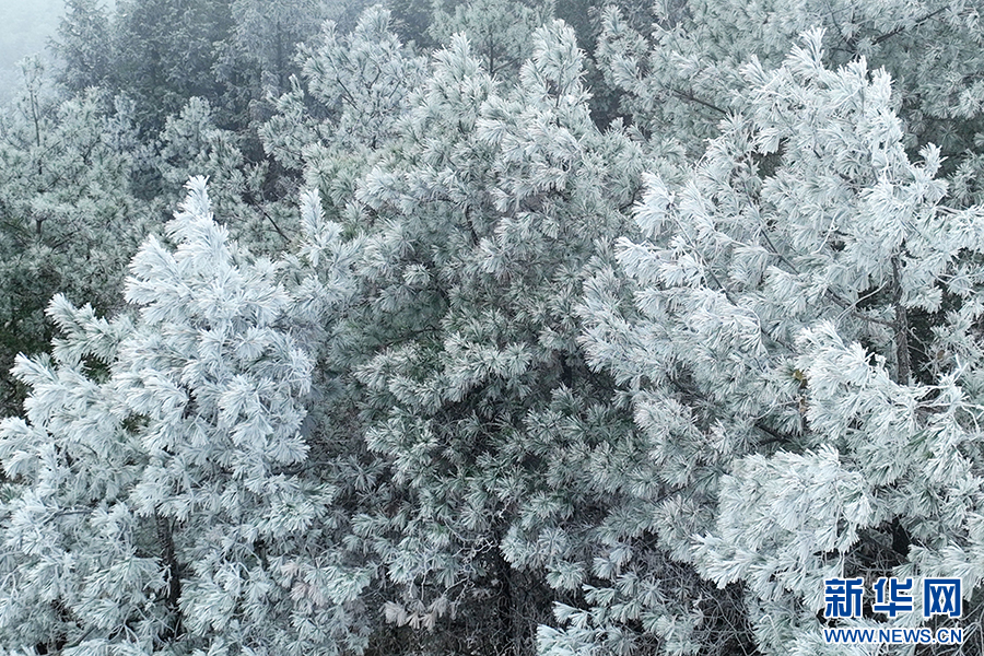 重庆酉阳：雪落天山堡 美景入画来