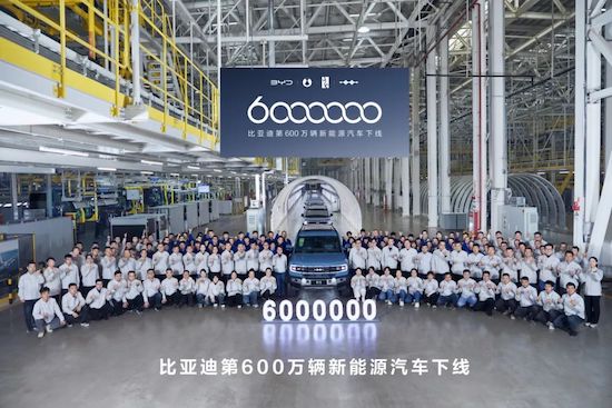 全球首家达成600万辆新能源汽车下线 比亚迪再创纪录_fororder_image001