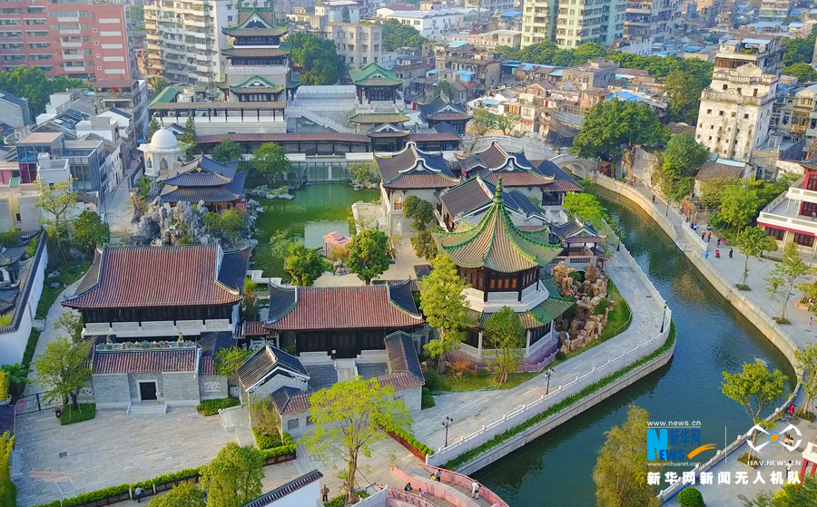 穿越时空，感触传统——航拍粤剧艺术博物馆