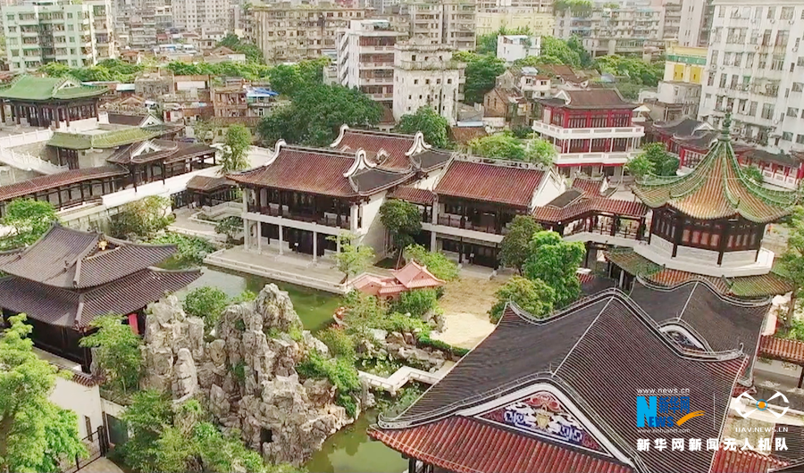 穿越时空，感触传统——航拍粤剧艺术博物馆