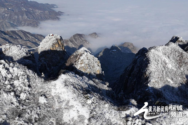 运城：雪后五老峰景区美如画