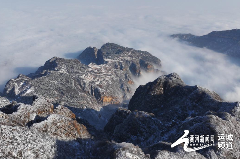 运城：雪后五老峰景区美如画