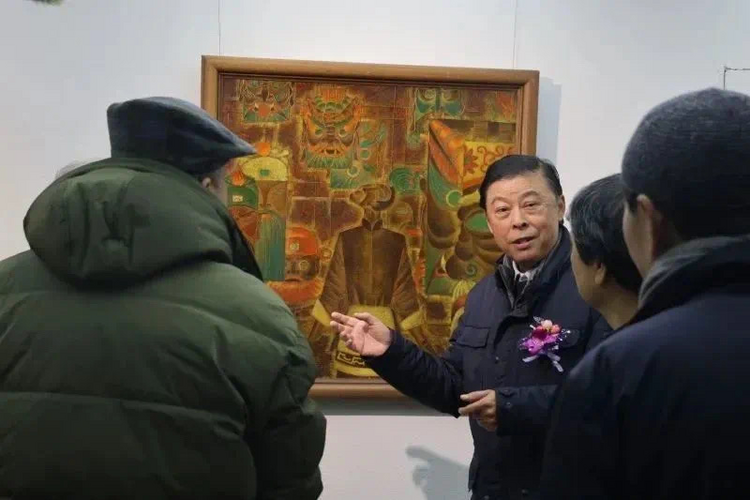 “漆情瓷韵——方卫国、戚耀辉陶瓷漆画作品展”在南昌开幕_fororder_图片3