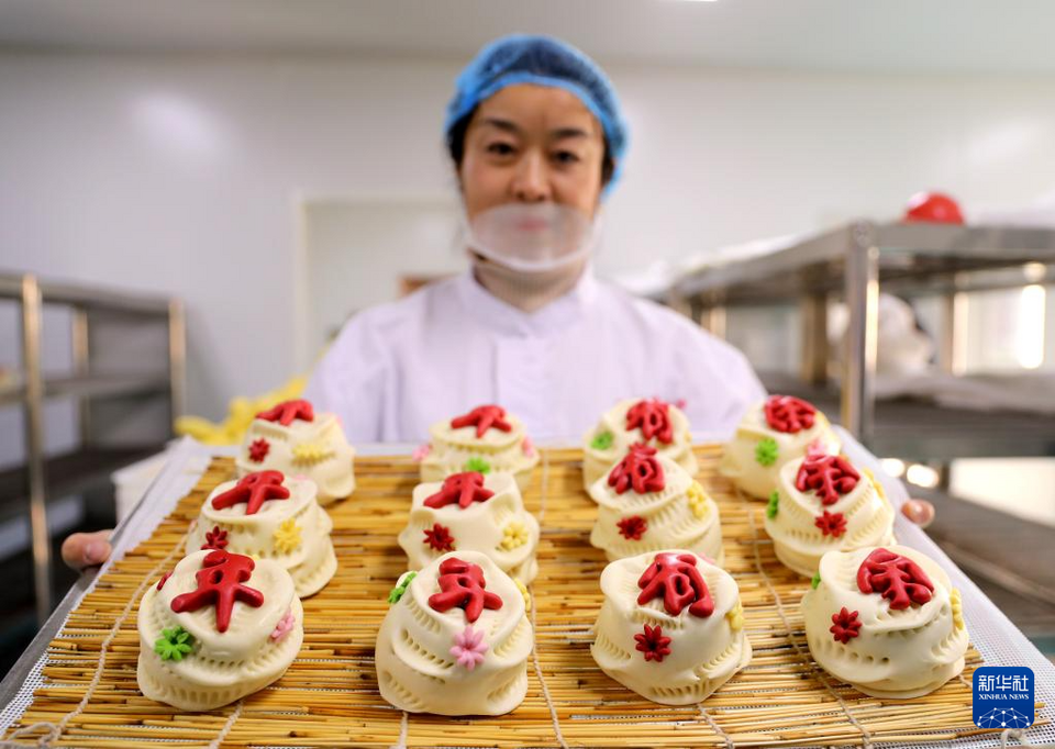 山东莱西：花饽饽俏销