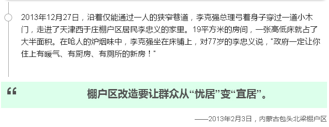 念念不忘棚户区改造，总理走过的地方说过的话