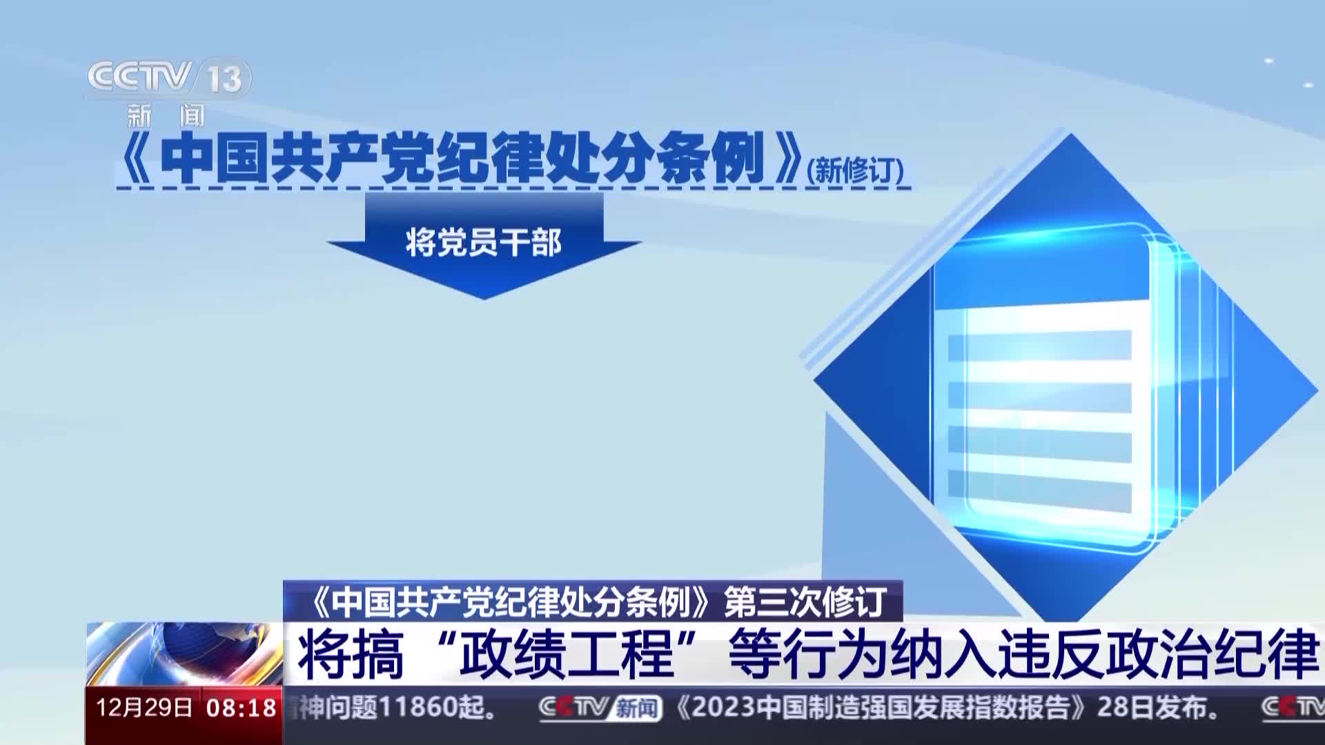 党纪律处分条例修订调整了哪些内容?为什么修订?一起了解