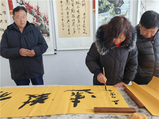 洛阳市伊川县鸦岭镇举办迎元旦书画展_fororder_图片19