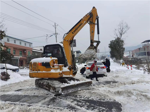 归途有“福” 温暖同行 麻城市福田河镇积极应对雪灾_fororder_图片16