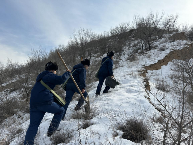 【新春走基层】国网榆林供电公司：“脚上踩着雪 头上冒着汗”的电力巡线人_fororder_图片6