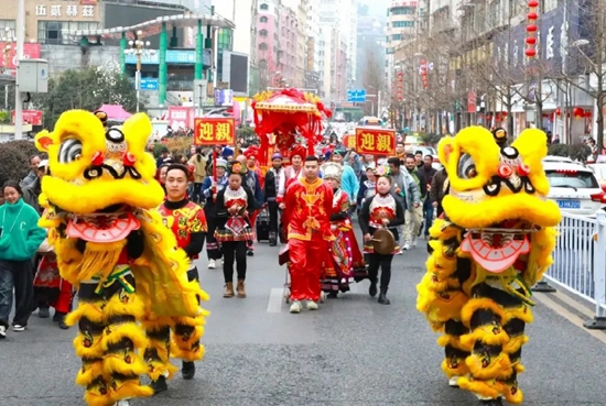 神兽闹春、新春游园、民俗会 贵州都匀各景区景点花式庆龙年_fororder_布依族婚礼1