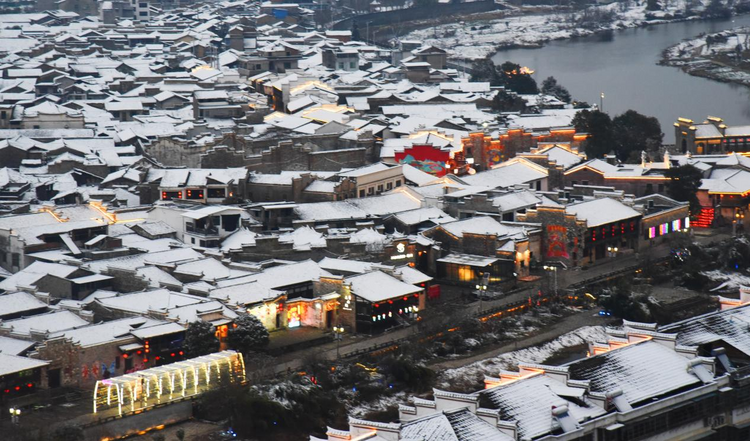 江西黎川县：古城雪景分外妖娆_fororder_123