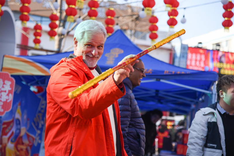 산둥 옌타이, 외국인들이 참석한 농촌 문화 관광 축제_fororder_图片2