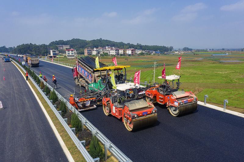 上横高速预计年底建成通车