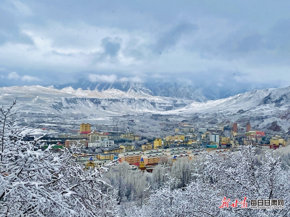 【轮播图】春雪落祁连 肃南真是美_fororder_00301890918_7a072bc3