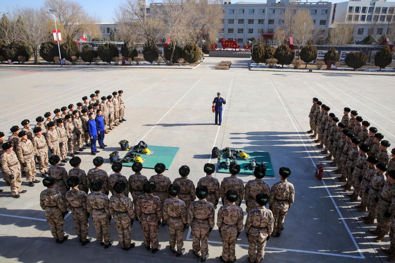 【原创】酒泉：经开区消防救援大队为驻地武警部队开展消防安全知识培训_fororder_2