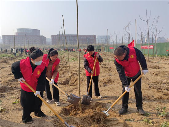 开封市兰考县桐乡街道举行义务植树活动_fororder_图片2