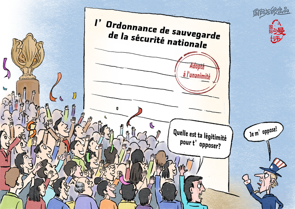 【Actualité en caricatures】« Quelle est ta légitimité pour t’opposer? »_fororder_你有什么资格反对(法)