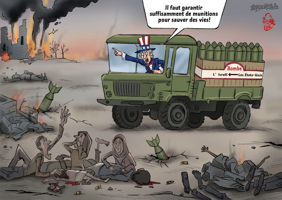 【Actualité en caricatures】Sauver des vies avec des bombes?_fororder_炸弹(法)