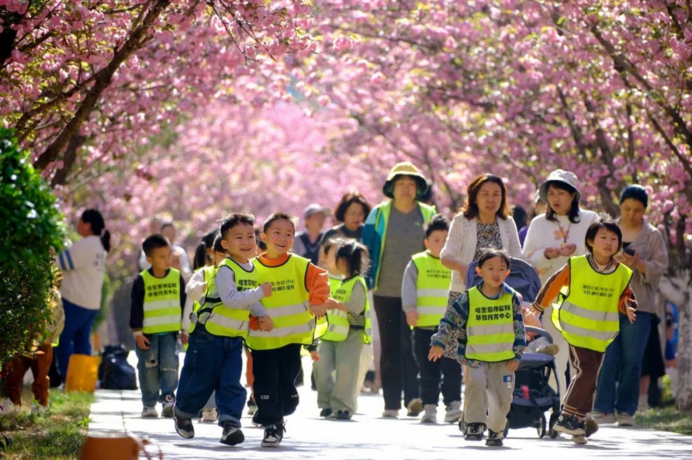 贵州六盘水：市民游客组团走“花路” 感受浪漫春日_fororder_640 (4)