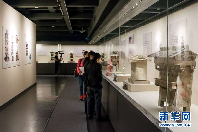 中国古代建筑明器展在广州开展