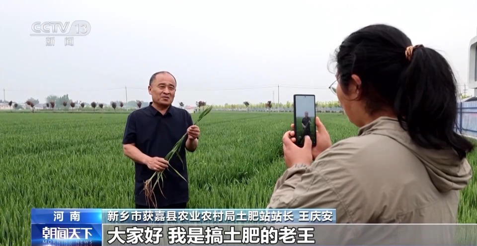 劳动者之歌丨在农田里办公 这个“土”专家，中！