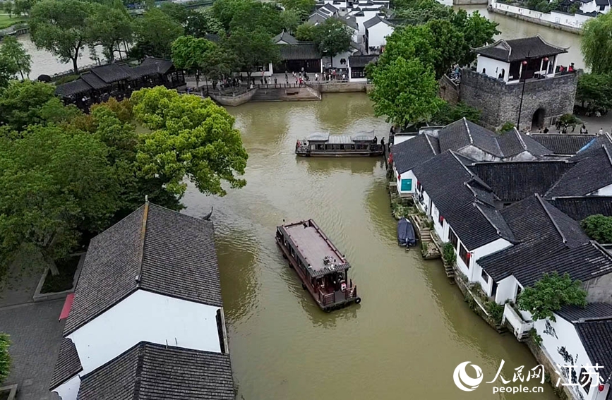 江苏苏州：运河两岸 串珠成链