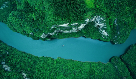 贵州绥阳：“五一”玩法上新 打开文旅消费新方式_fororder_清溪峡(绥阳县融媒体中心供图)