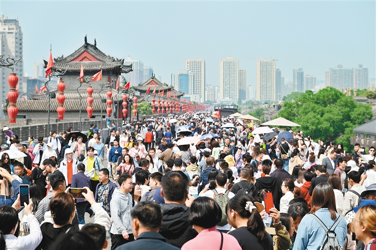 “五一”假期西安全市接待游客1402.11万人次