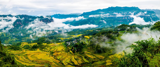 走进贵州六盘水花戛天门村 在中国传统古村落感受独特人文景观_fororder_图片1