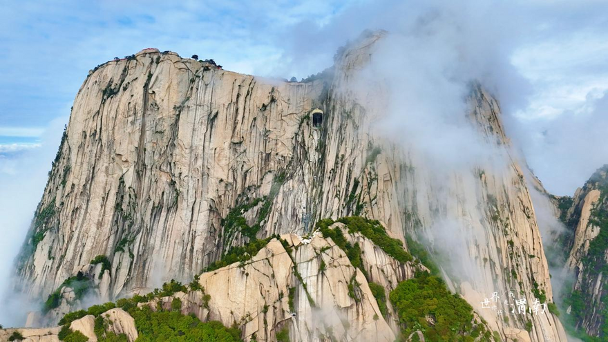 CharmingShaanxi | Mount Hua: Peaks Layered in Green Reflecting Clear Mist_fororder_图片5