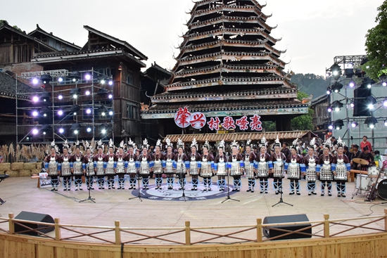 贵州黎平：文化旅游强劲复苏显成效_fororder_谷雨节村歌活动（吴光辉提供） (2)