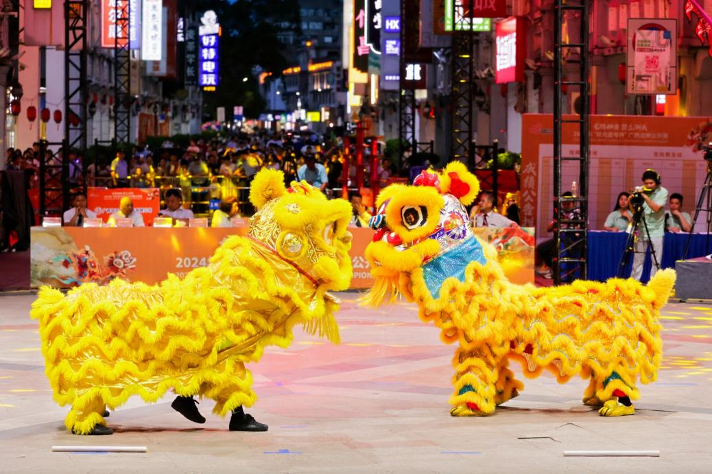 桂粤港澳20支龙狮队齐聚广西玉林 共促龙狮文化传承与旅游新发展_fororder_图片2