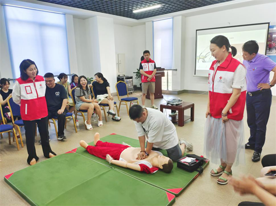 “生命守护计划”走进沈阳市全民健身中心_fororder_杨薇生命3