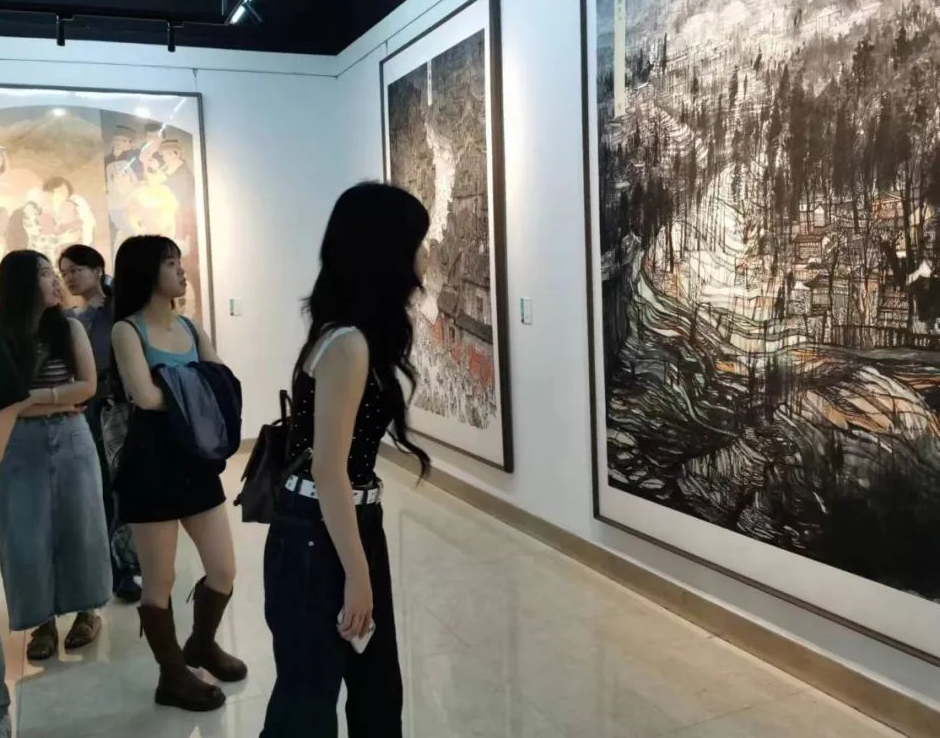 “深入基层·面向大众——中国民族美术双年展民族地区巡展”（广西站）在桂林画院举办_fororder_图片3