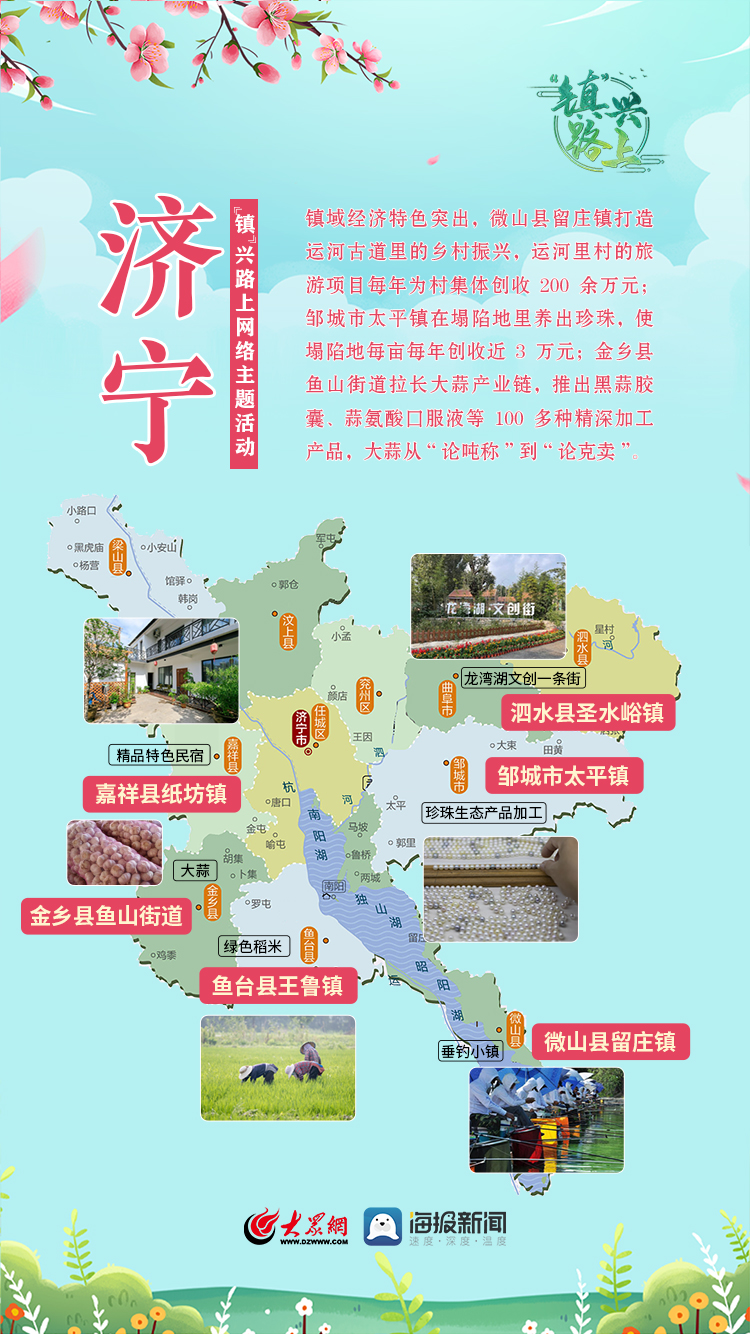 “镇”兴路上的济宁：精心描绘乡村振兴“富春山居图”