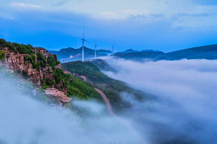 平顶山汝州：云雾缭绕 美景如画