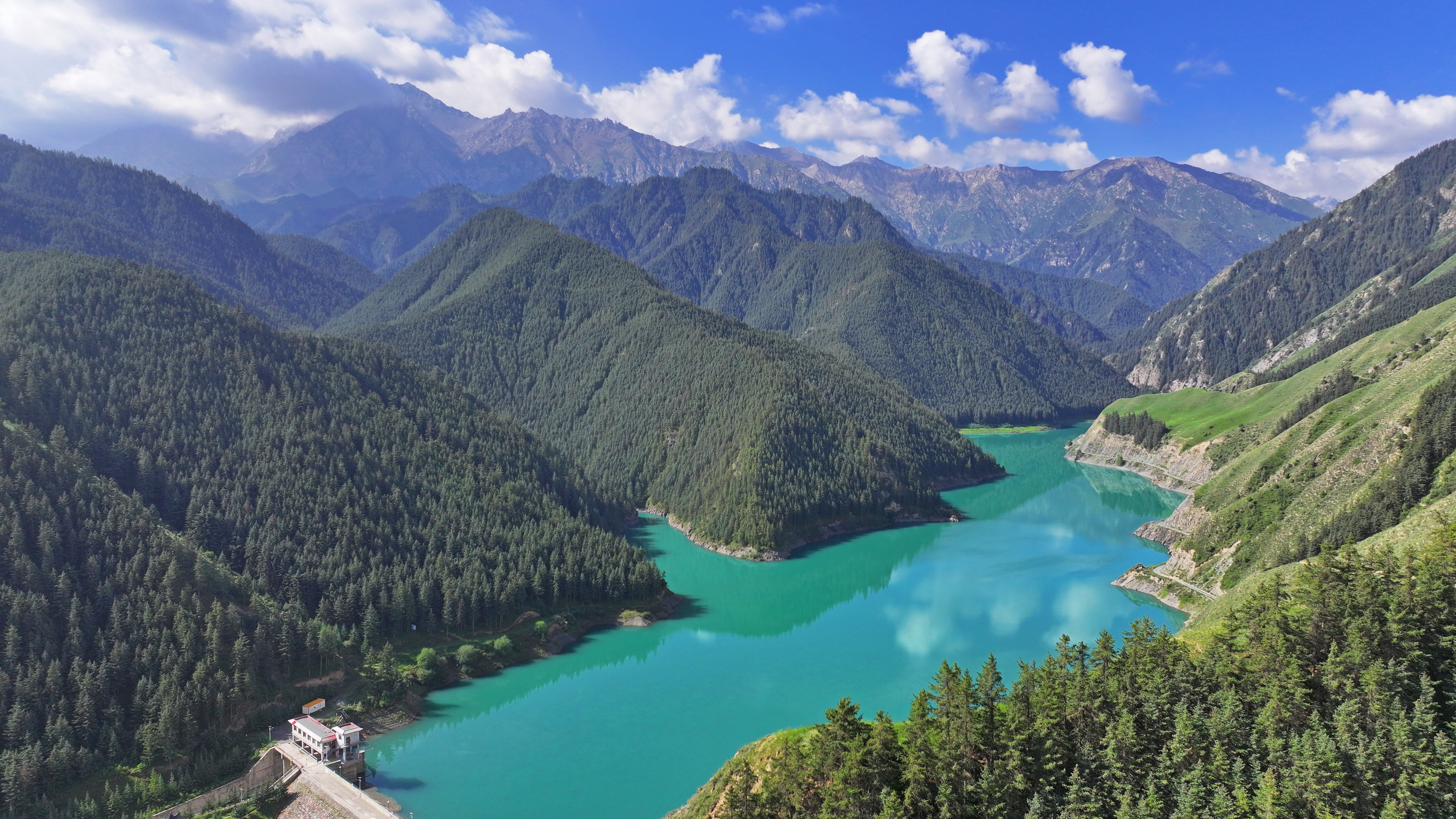 【原创】甘肃民乐：夏日祁连山国家公园景色壮美_fororder_DJI_20240717094423_0443_D.JPG