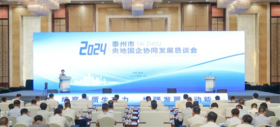 2024泰州市央地国企协同发展恳谈会举行_fororder_图片3