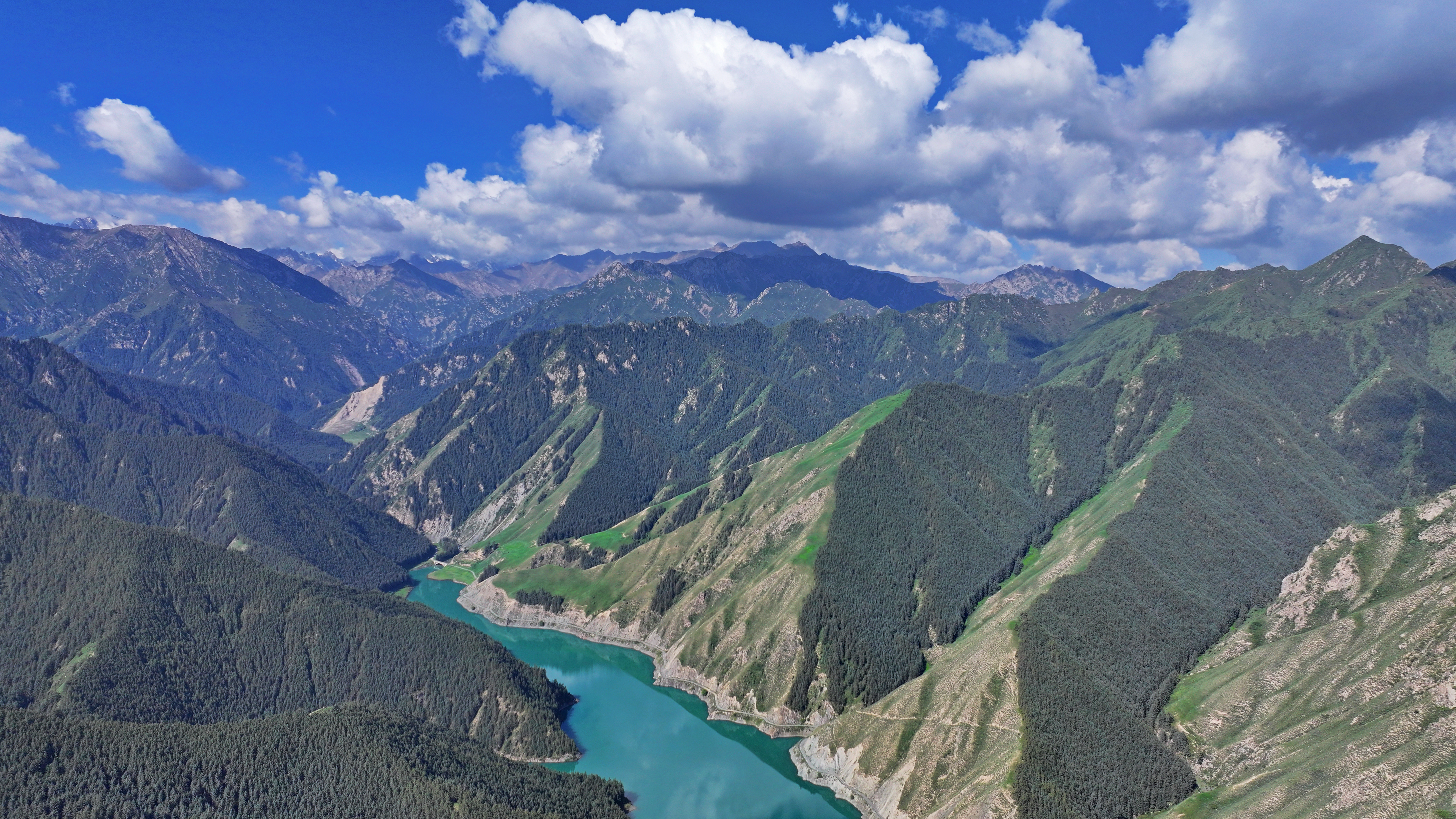 【原创】甘肃民乐：夏日祁连山国家公园景色壮美_fororder_DJI_20240717093809_0423_D.JPG